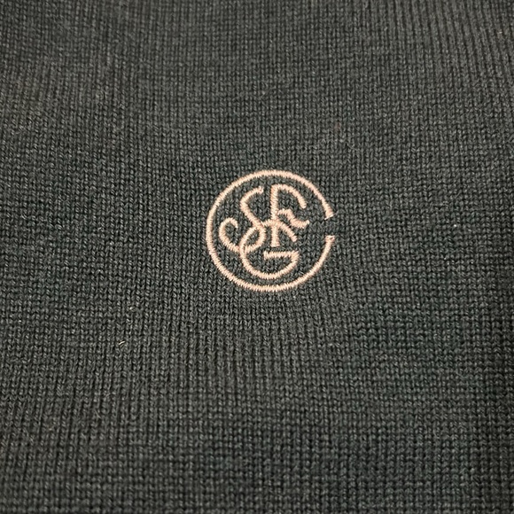 San Francisco Golf Club Quarter Zip Italian Merino Pullover Sweater - Picture 3 of 10